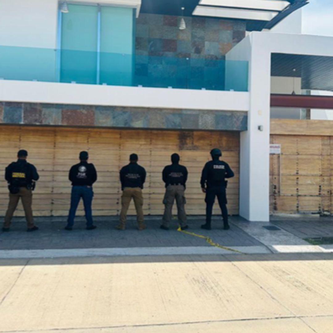 Inmueble asegurado en Culiacán, Sinaloa.